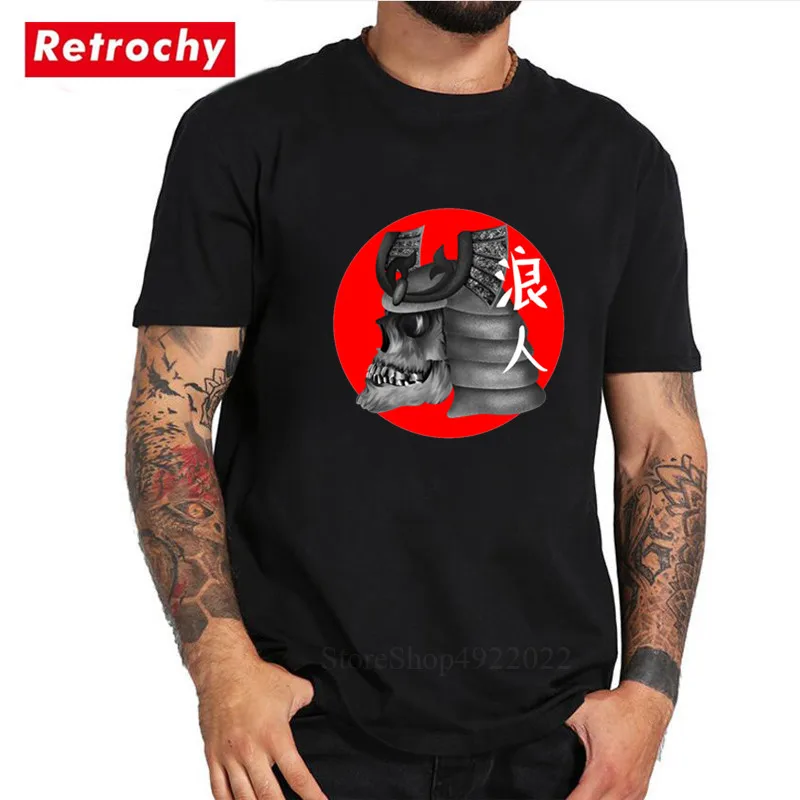 Homme футболка с Самураем японский Shogun Assassins Bushido аниме Ронин до смерти футболки