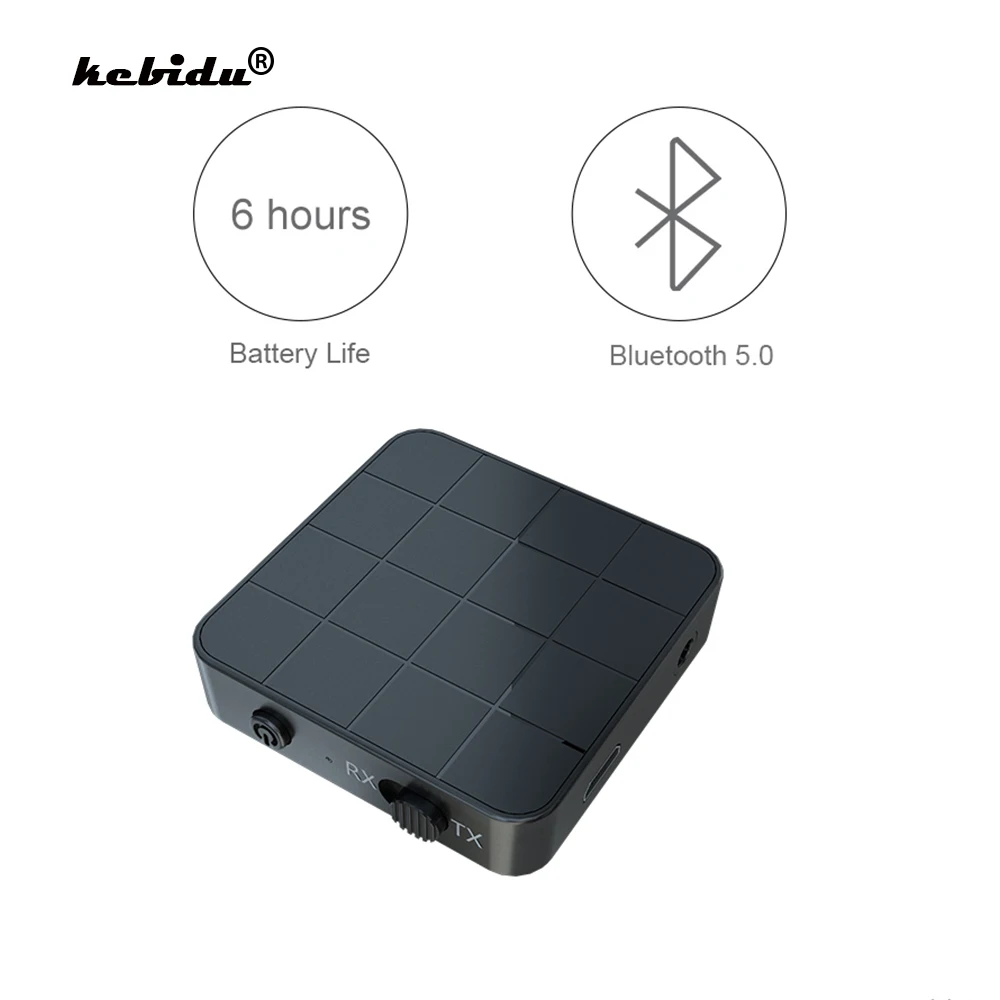 KN321 2 в 1 Bluetooth 5 0 аудио передатчик приемник 3 мм Беспроводной адаптер стерео ключ