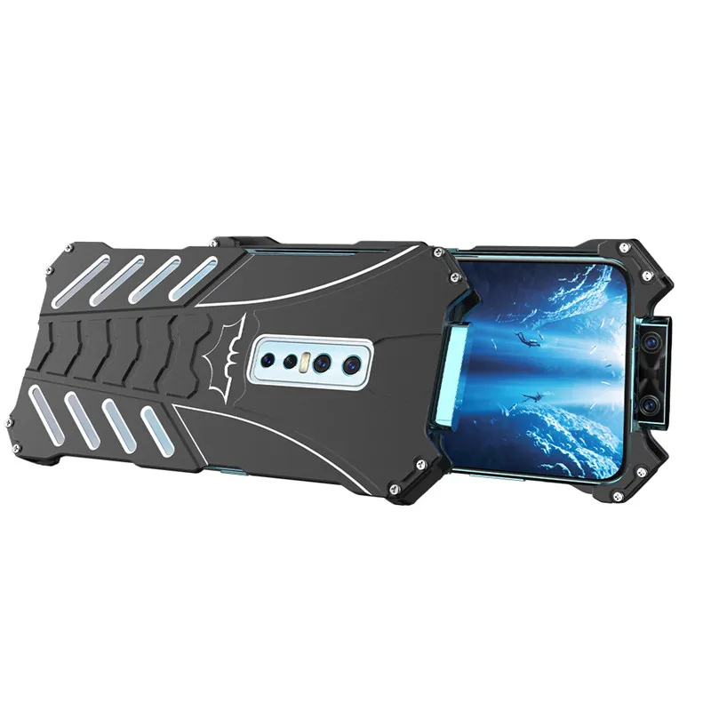R-JUST защитный чехол для телефона для oppo V17 pro Металлический Алюминиевый противоударный ударопрочный чехол для oppo V17 pro Броня противоударный чехол s