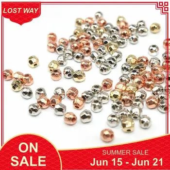 

Wholesale 4MM 1000pcs Small Facet CCB Beads Jewelry Making silver Plated CCB Square Beads Plastic Spacer Loose Beads DIY