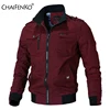 Bomber Jacket Men Fashion Casual Windbreaker Jacket Coat Men 2025 Spring Autumn New Hot Outwear Solid Stand Slim Jacket Mens