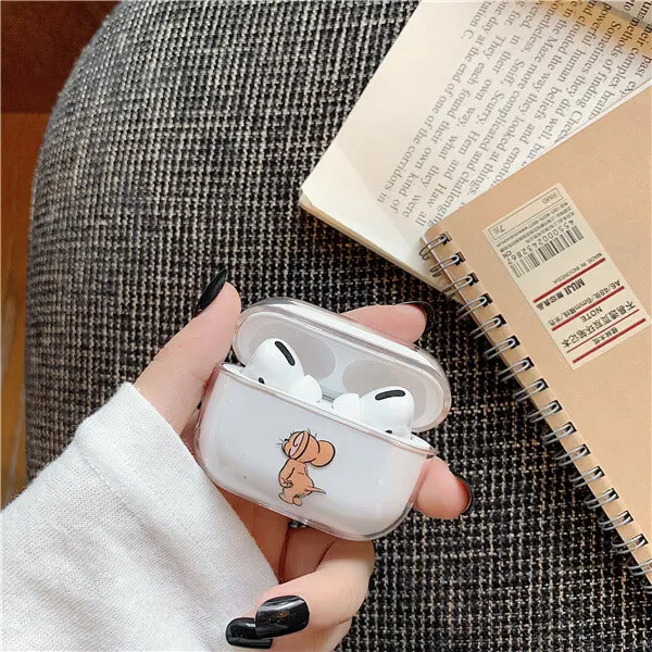 Жесткий пластиковый защитный чехол для наушников для apple airpods PRO bear, чехол для наушников air pod 3, беспроводная гарнитура, зарядка, funda - Цвет: d