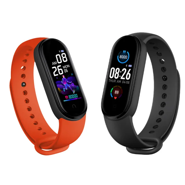 Monitor Smartband con Bluetooth M5 de carga magnética multi idioma  portugués ruso Dropshipping proveedor de Brasil|Pulseras inteligentes| -  AliExpress