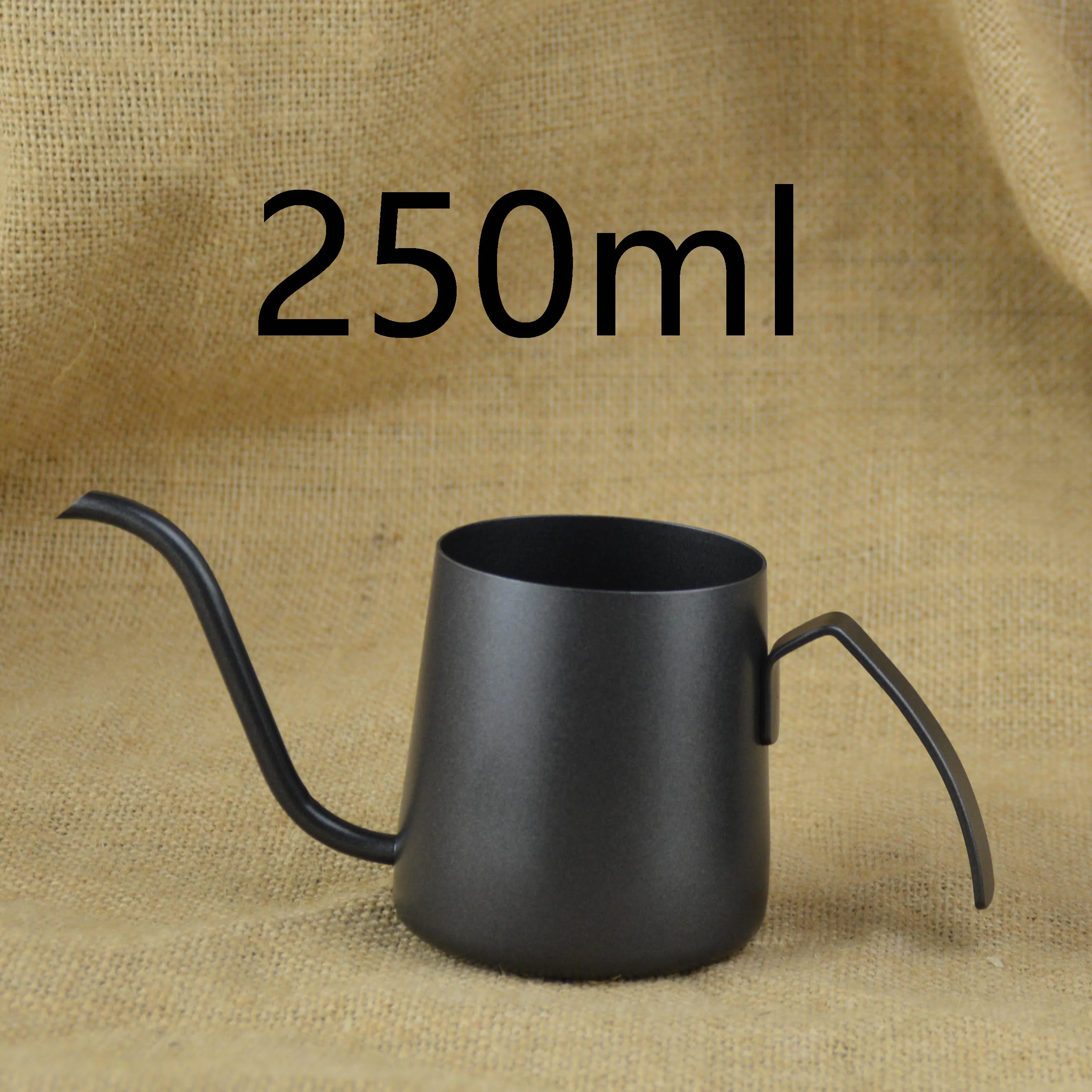 250 мл 350 мл Высокое качество 304 нержавеющая сталь небольшой кофе заварной чайник маленький рот, маленький бытовой - Цвет: 250ML