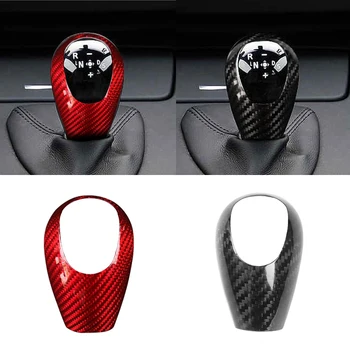 

Car Styling Real Carbon Fiber Gear Shift Handle Cover Stickers For BMW M3 2009-2013 M5 2005-2008 M6 2006 Auto Interior