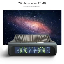Tpms Clock Tire-Pressure-Monitoring-System Car Solar Wireless And An-01d Lcd-Display