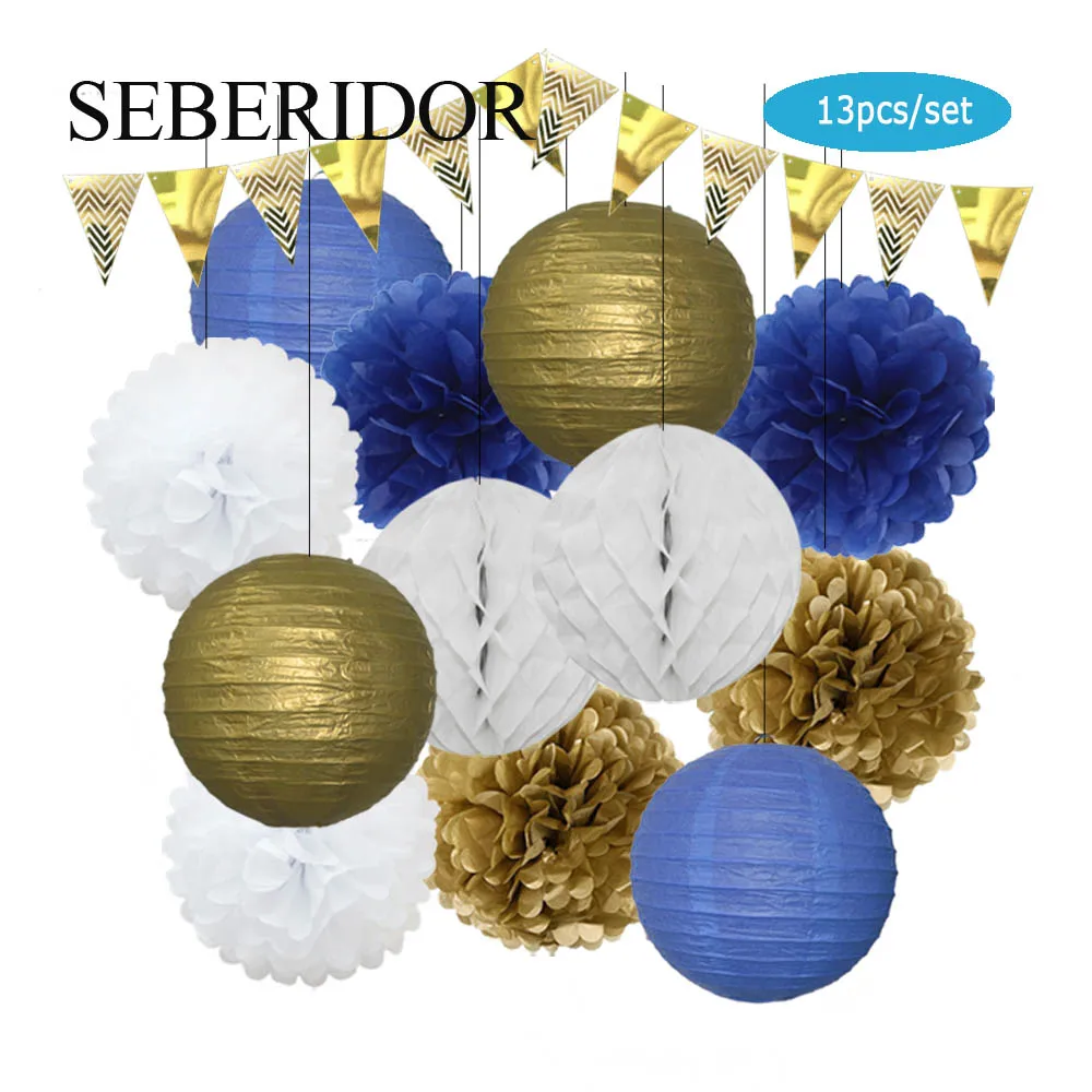 Gold Dark Blue Set