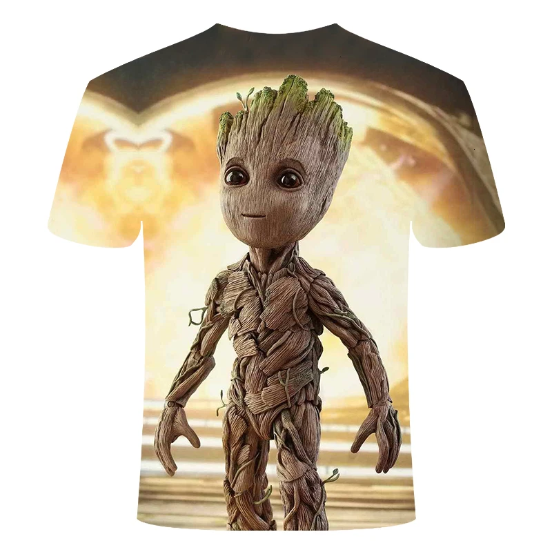 Футболки Groot, мужские футболки унисекс X planet monarch, охотник за головами, супергерой, фильм «стражи Галактики», забавная новинка, 3d футболка