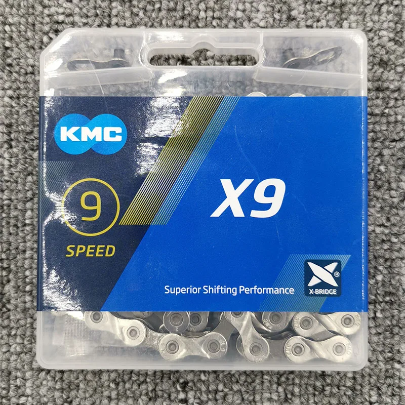 Bike Chain KMC X-8-99 8 Speed Silver//Silver Chain Boxed Universal 9S Bicycle