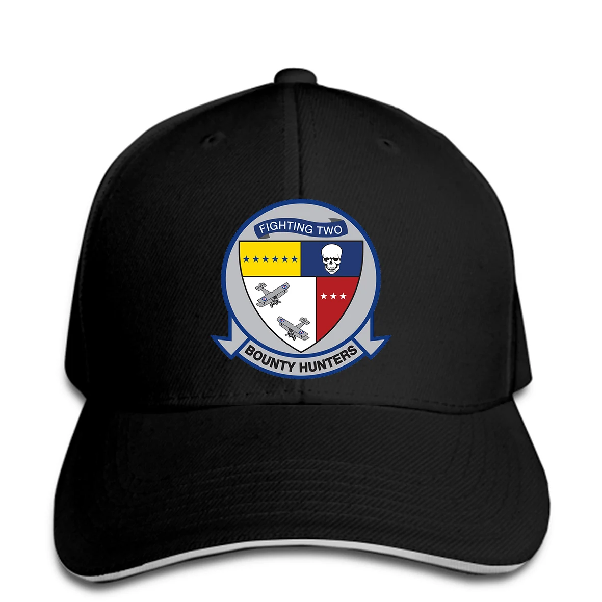 Men Baseball cap Fighter Squadron 2 Insignia 1973 Vfa Bounty Hunters Logo Snapback Cap Women Hat Peaked |