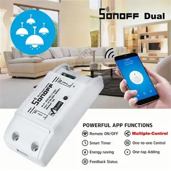 

Smart WiFi Switch Wireless Cellphone APP Timing Remote Controller Home Automation Relay