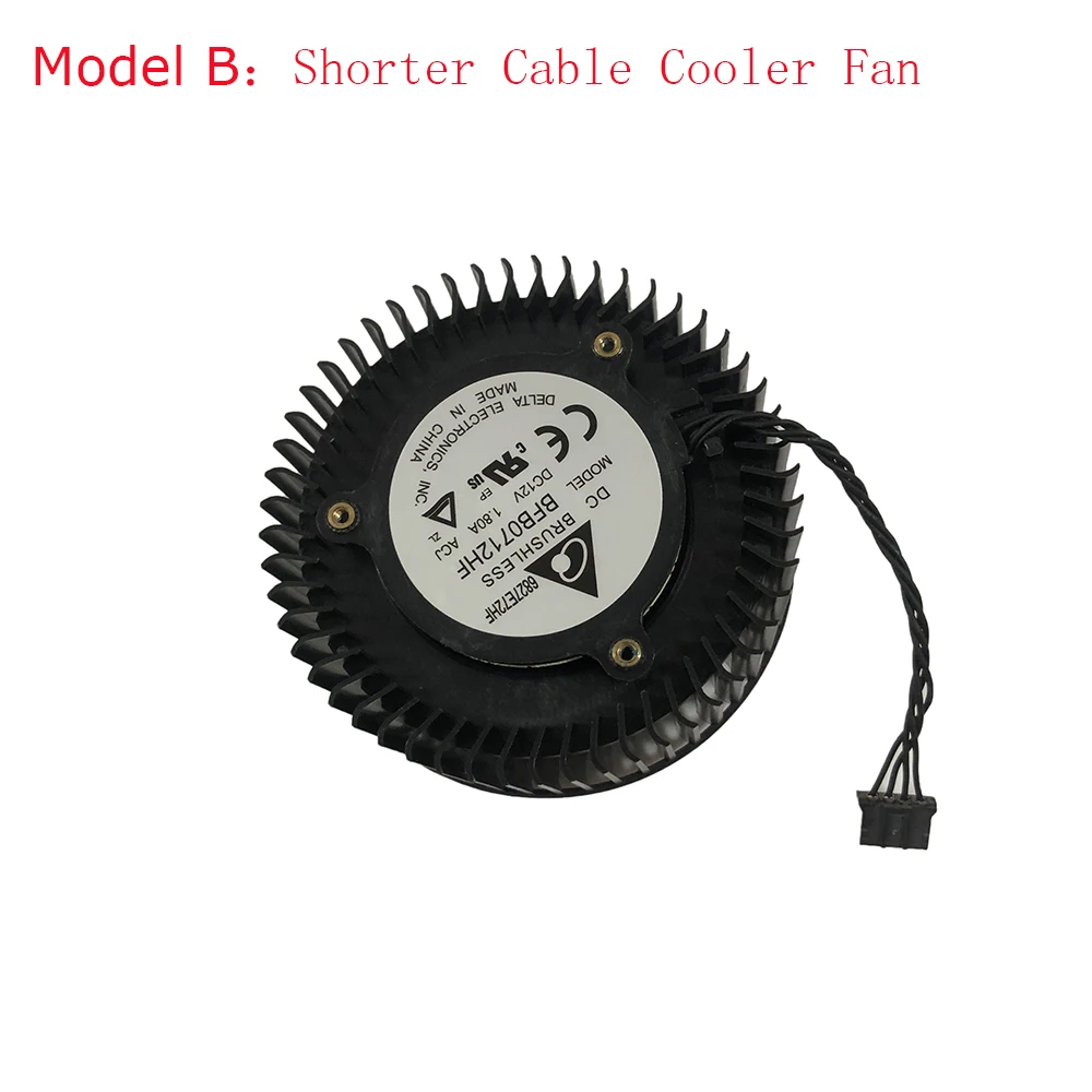 Ventilador de Refrigeração para Evga Gtx660 Gtx660ti Gtx670 Gtx680 Substituição da Placa Vídeo Gráfica Bfb0712hf 65 mm - Imagem 3