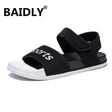 Летние мужские сандалии-гладиаторы; пляжная обувь; мужские шлепанцы; водонепроницаемые Вьетнамки; Sandalia Masculina Zapatos De Hombre