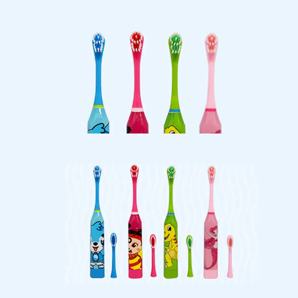 Lovely Children Electric Toothbrush Cartoon Pattern Double-sided Tooth Brush Heads Electric Teeth Brush For Kids with 2 pcs Head Lovely Children Electric Toothbrush Cartoon Pattern Double-sided Tooth Brush Heads Electric Teeth Brush For Kids with 2 pcs Head