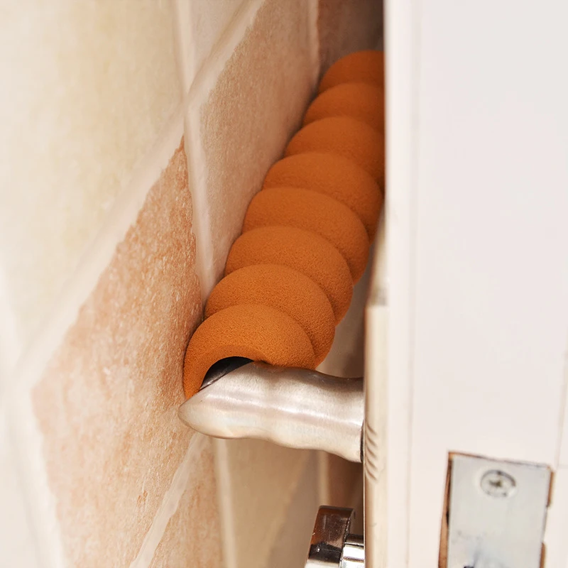 

HOOQICT 2Pcs Home Accessories Door Knob Covers Handle Knob Guard Protector Foam Cover Static-free Child Protection Products