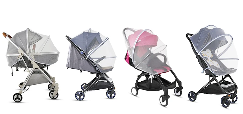 Full Cover Mosquito Net For Baby Strollers Fly Insect Safety Protection Nets Infants Pushchair Summer Mesh Stroller Accessories Baby Strollers best of sale