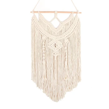 

Boho Macrame Wall Hanging Tapestry Wall Decor Boho Chic Bohemian Woven Handicrafts Woven Tapestry for Home Decoration