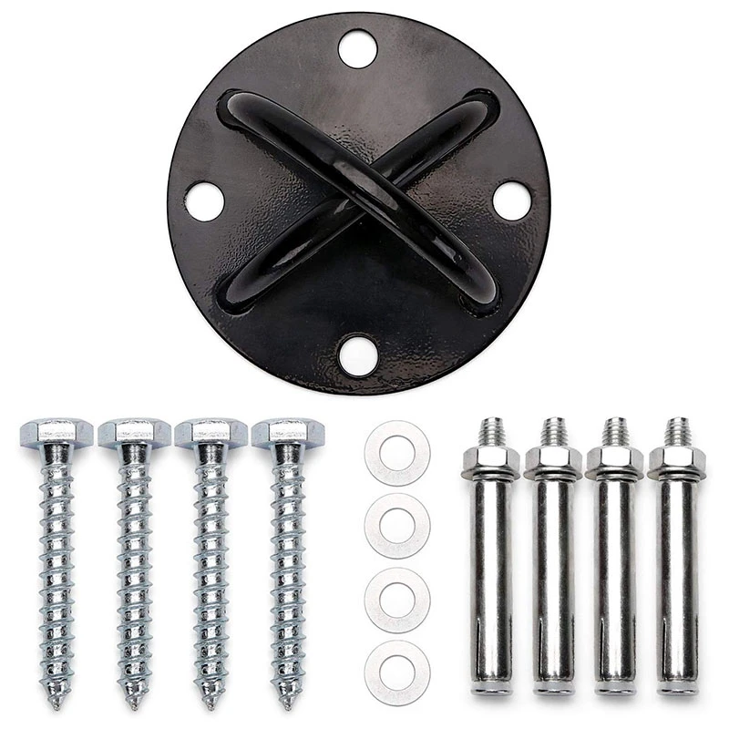 

Wall/Ceiling Mount Bracket for Gym Home Suspension Mounts Anchor for Fitness Training Yoga Swing Battle Ropes Resistance Band &