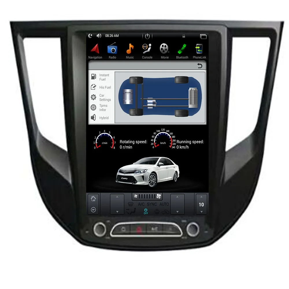 Best 10.4" Tesla Type Android Fit Mitsubishi Lancer / Lancer EX / Grand Lancer 2017 2018 2019 Car DVD Player Navigation GPS Radio 2 Best 10.4" Tesla Type Android Fit Mitsubishi Lancer / Lancer EX / Grand Lancer 2017 2018 2019 Car DVD Player Navigation GPS Radio 2