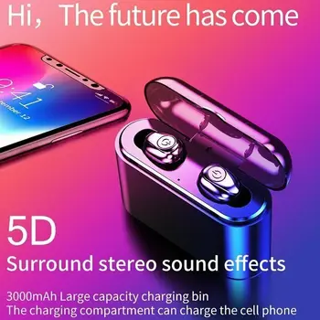 

5.0 Headphones 3000mah 5D Wireless Earbuds Bluetooth IPX7 Waterproof Mini Earphones 2020 TWS X8s Wireless Bluetooth