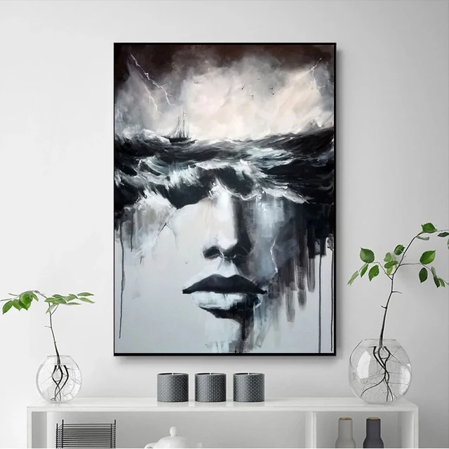 Transform your living room with beautiful canvas painting posters and prints