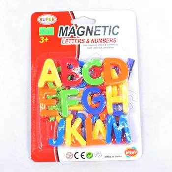 

3D Kids Letters And Numbers Magnetic Toy Fridge Magnets Early Education Stickers Plastic Teaching Alphabet Learning Whiteboard