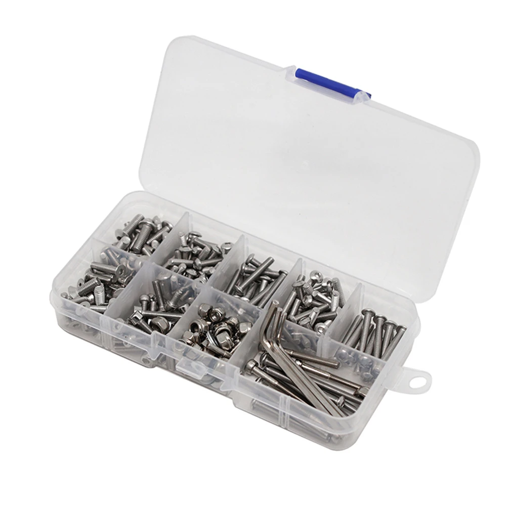 

Multi-size Stainless Steel Screw Kit for 1/10 Trx4 Slash 2WD RTR/Pro RC Car Repair Parts