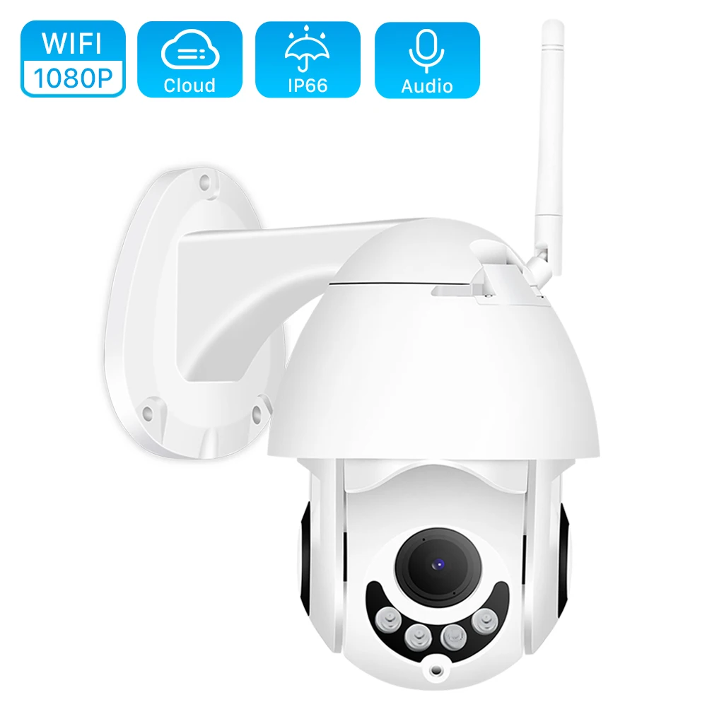 WIFI Camera Outdoor PTZ IP Camera 1080p Speed Dome CCTV Security Cameras IP Camera WIFI Exterior 2MP IR Home Surveilance