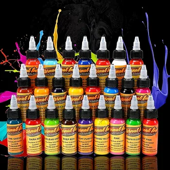 

16 color permanent tattoo ink set body art 30ML professional beauty permanent makeup pigment 16 color tattoo pigment