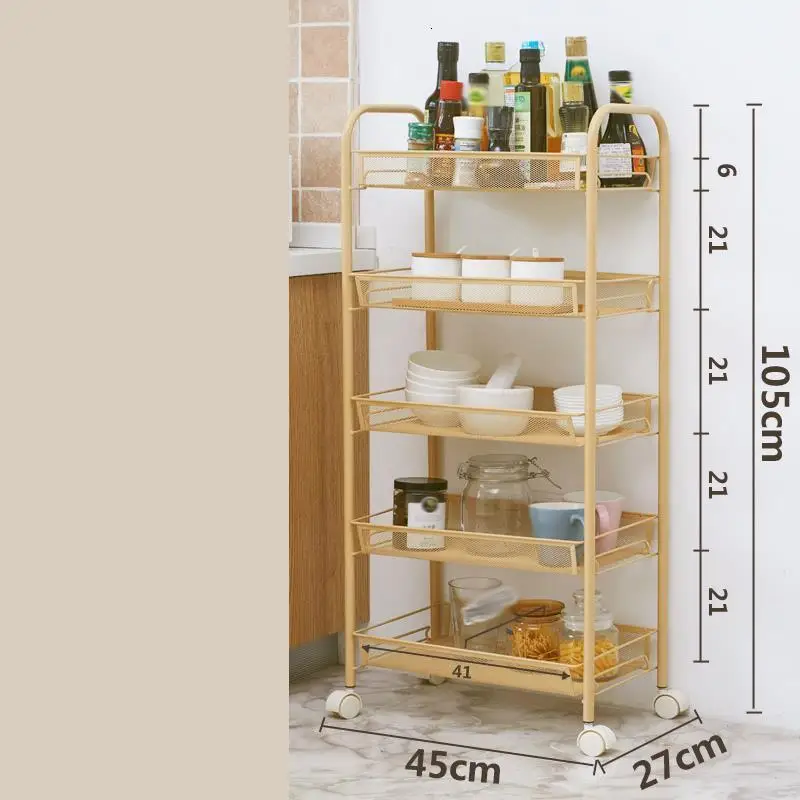 Полка Estanteria Etagere Range Utensilio De Cozinha губка держатель домашняя кухонная для хранения Органайзер с колесами - Цвет: Number 1