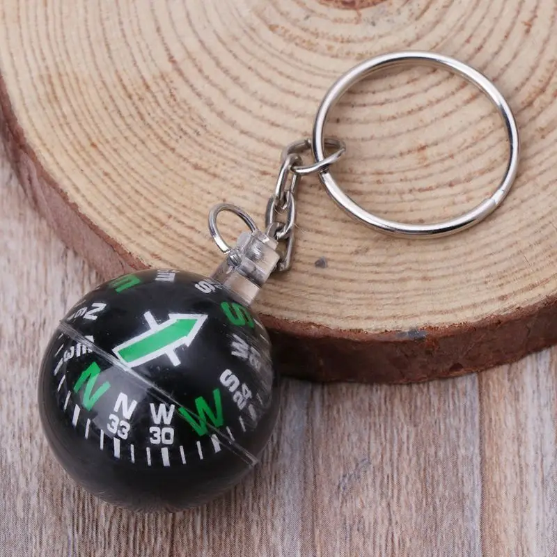 Survival Compass Portable Button Shape Small Mini Survival Compasses for Outdoor Camping Hiking North Navigation 1PC 20mm