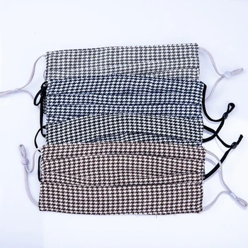 

10pcs Adult Fashion Washable Mask 2020 Women Man Cotton Stripe Masks Breathable Face Mouth Masks Reusable Dustproof Mask