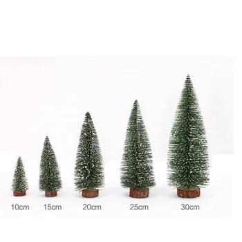 

Mini Christmas Tree Stick White Cedar Desktop Small Christmas Tree Decoration for Home Natal Navidad 2021 Decor