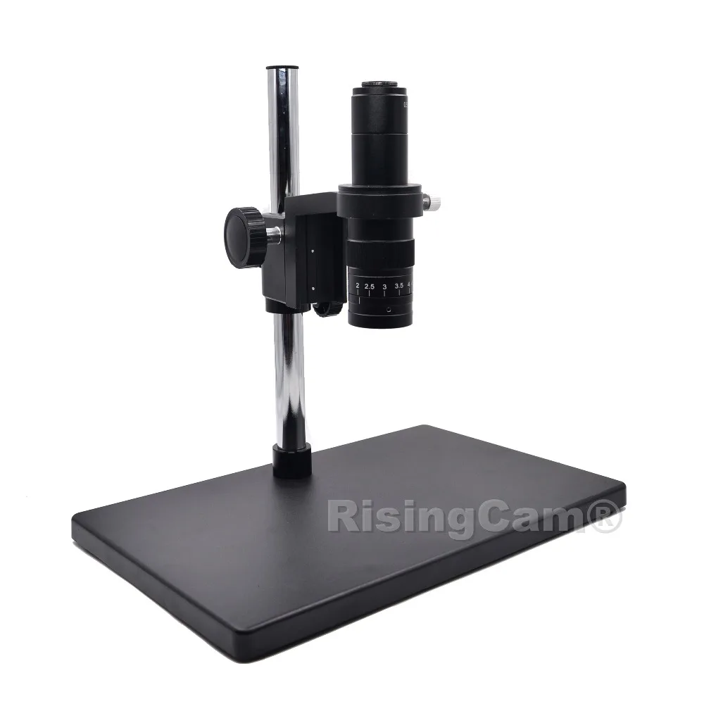 Зум 0.7x-4.5x монокулярный зум стерео микроскоп 0.5X C mount промышленная линза для ремонта печатных плат телефонов