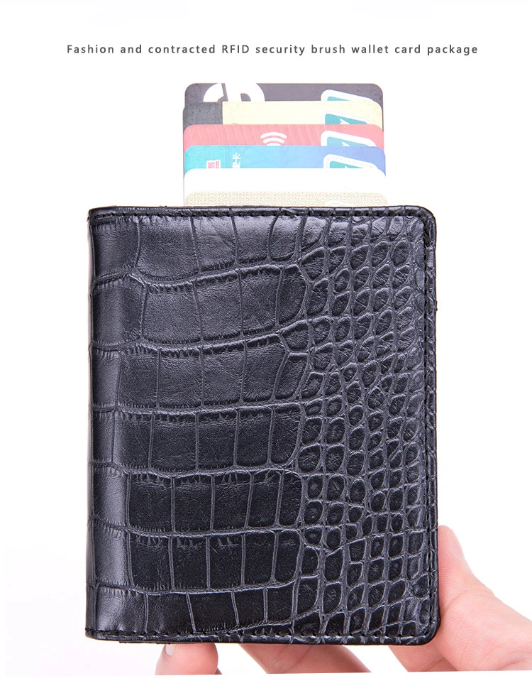 BISI GORO RFID кошелек для кредитных карт Многофункциональный кредитный держатель для карт одна коробка визитница кошелек для мужчин и женщин