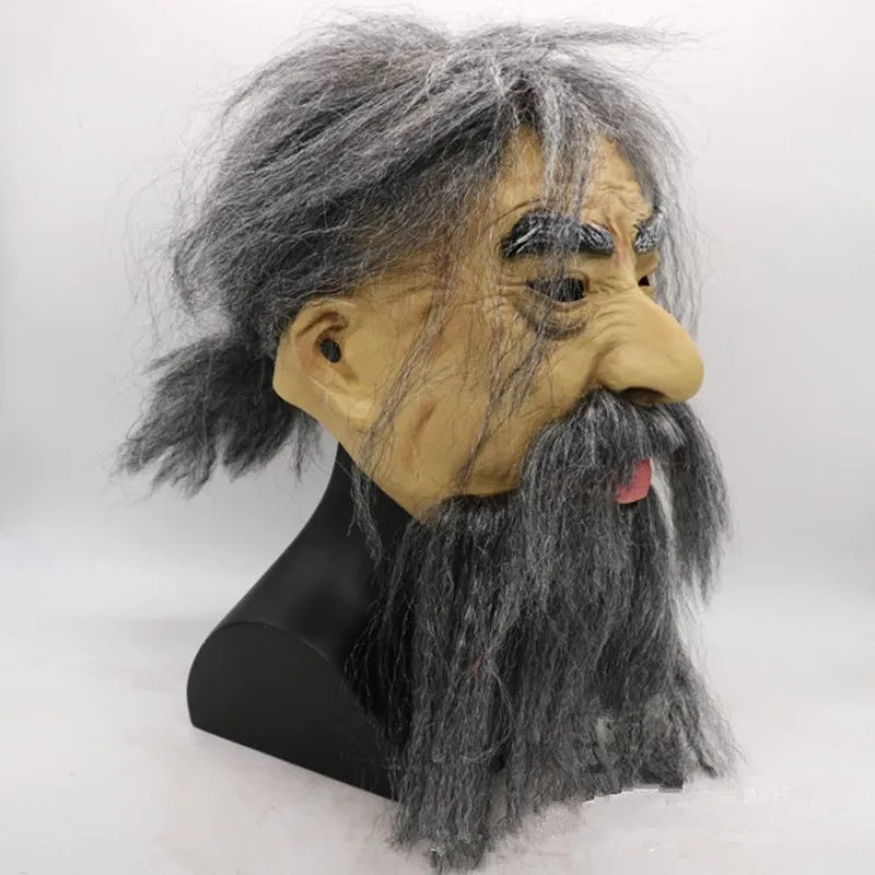

2019 New Hot Sale High Quality Celebrity Old Man Mask for Sale Rubber Fancy Dress Cosplay Costume Realistic Latex Old Man Mask