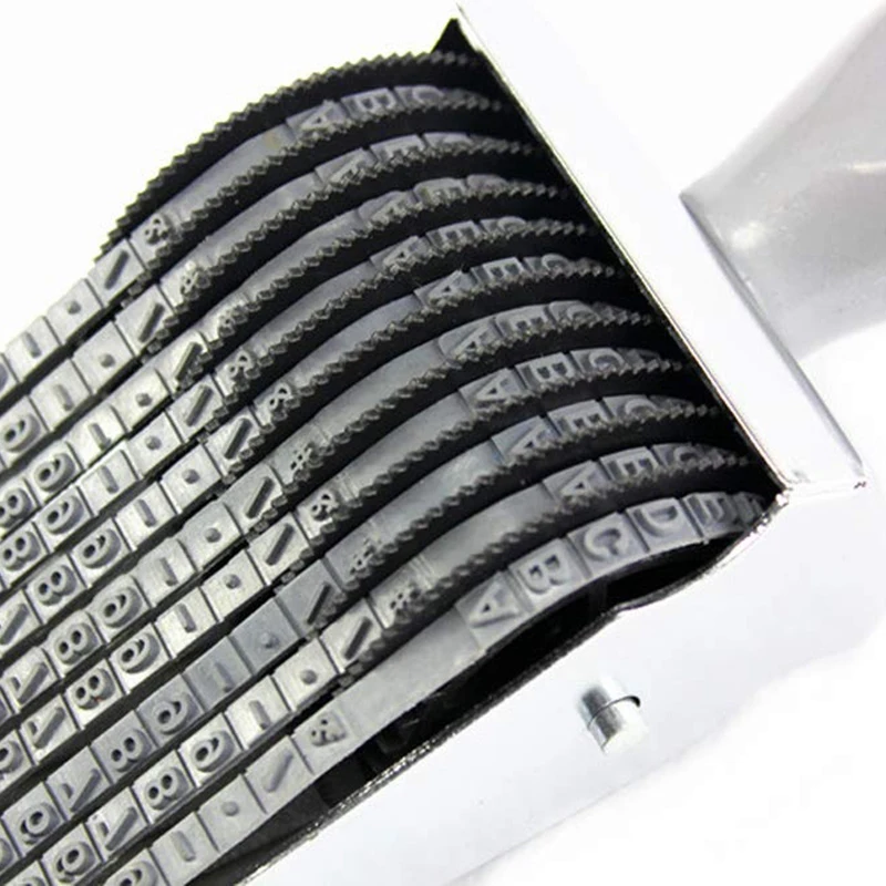 Многофункциональный 10 значный алфавит прокатка резиновый штамп английская