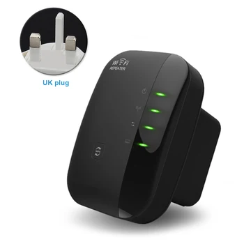 

High Speed Wireless Range Extender Signal Booster Mini Ethernet Port Office Reliable Home Plug 300Mbps Internet Amplifier