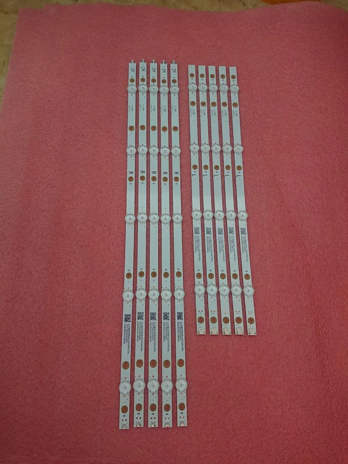 

New 10 PCS/set LED backlight strip for 49PUS7503 49pus6162/12 LB49023 V1_00 V0_00 3A6560010EA0 3A6560000EA0