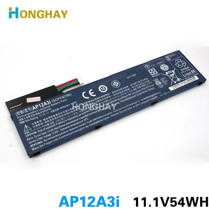 HONGHAY AP12A3i ноутбук Батарея для Acer Aspire Iconia w700 сроки ультра M3 M5 M3-581 M5-481 M5-581 AP12A4i M3-581TG