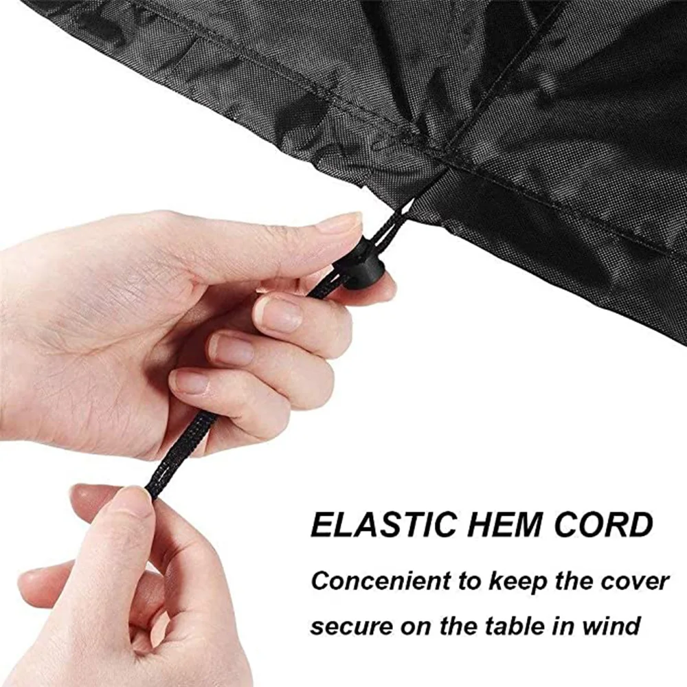 Description Picture 6 of itemOxford 210D Outdoor Waterproof Round Furniture Cover Sofa Dining Table Protection Patio Rain and Snow Meal Zhuo Dust Cover