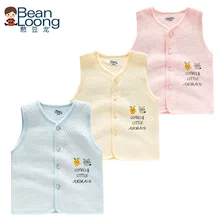 Handoulong Cotton Thick Warm Vest Cotton Waistcoat Men And Women Baby Vest Infant Child Cardigan Waistcoat Spring Autumn Winter
