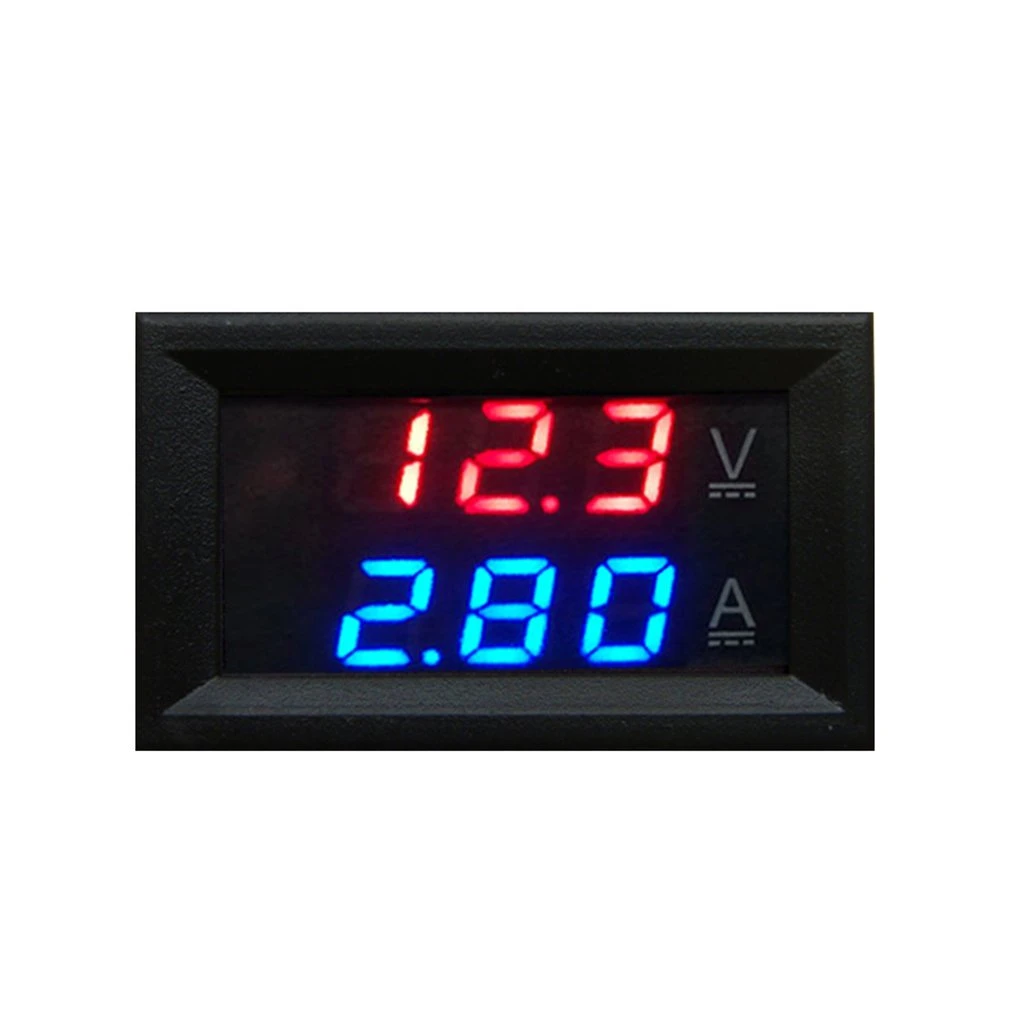 100V 10 50 100A Voltmeter Ammeter LED Dual Digital Volt Amp Meter Gauge