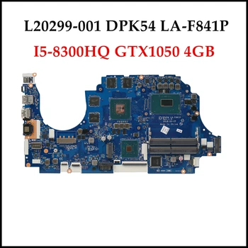 

High quality L20299-001 for HP 15-CX 15-CX00058W Laptop motherboard DPK54 LA-F841P I5-8300H HM370 GTX1050 4GB DDR4 100% Tested
