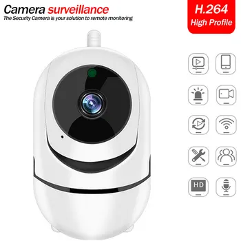 

720P HD Camera 1MP Wireless IP Camera Intelligent Home Security Surveillance IR Night Vision Auto Surveillance Tracking