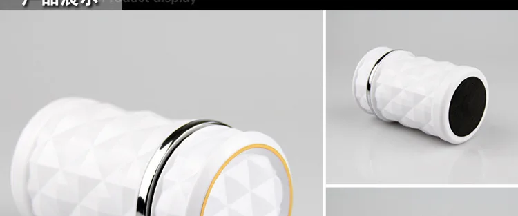 Car Diamond Split Surface Automobile Ashtray Car Ashtray with LED Light Car Ashtray