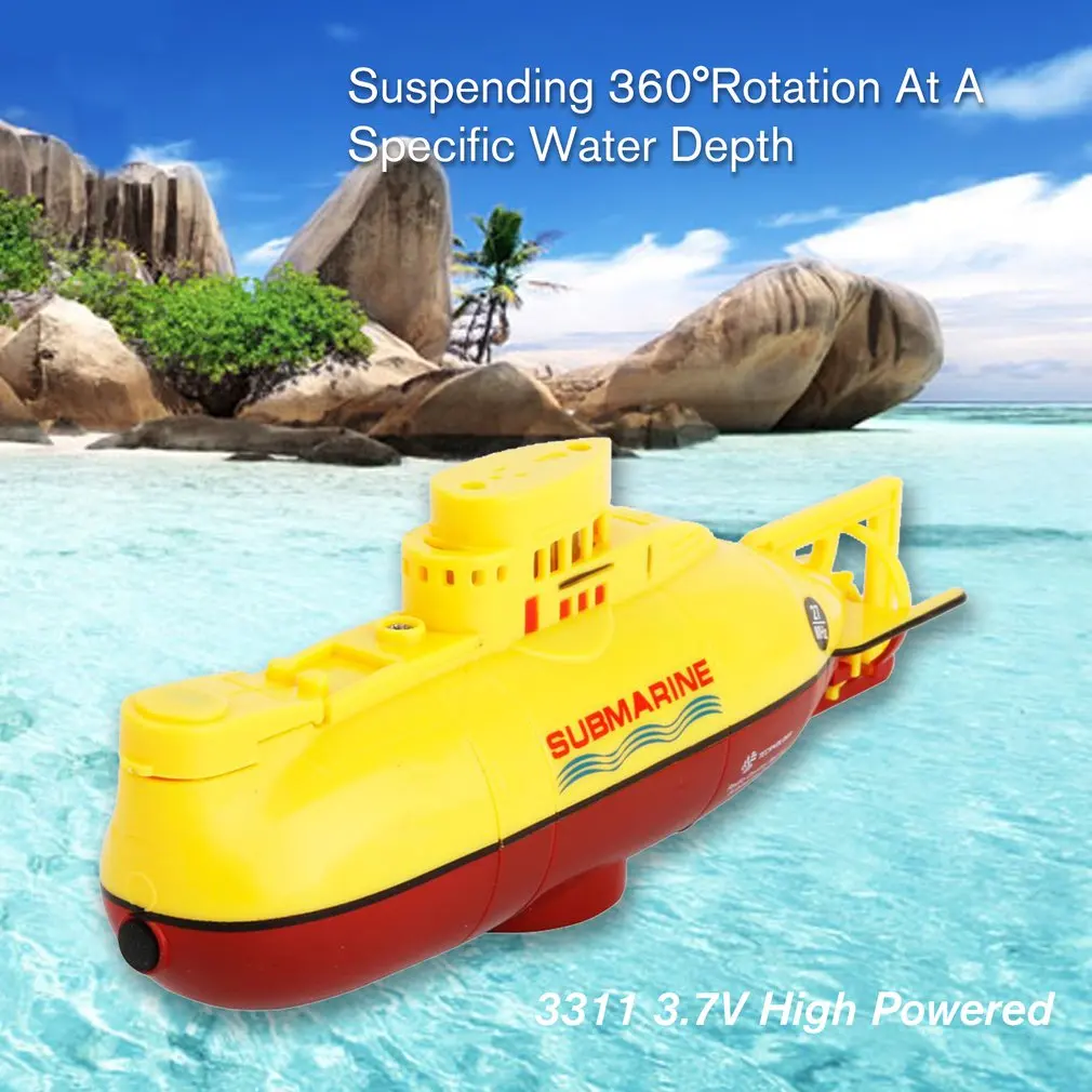 Мини подводная лодка RC скоростная лодка модель с высокой мощностью RC Подводная лодка для детей