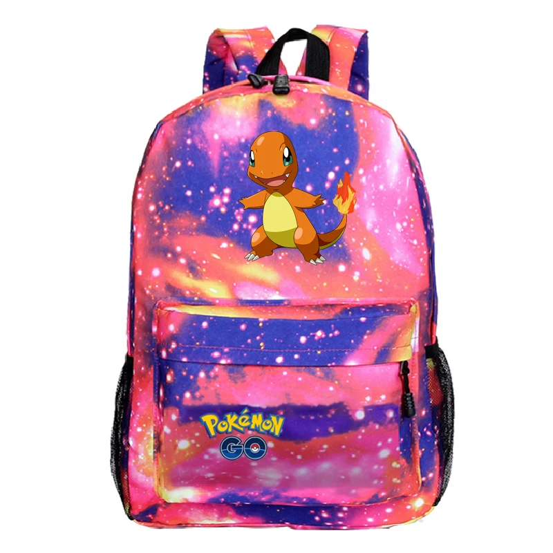 3 Аниме Рюкзак Pokemon карманные монстры холщовый рюкзак для женщин мужчин Покемон школьные рюкзаки Mochila - Цвет: 3