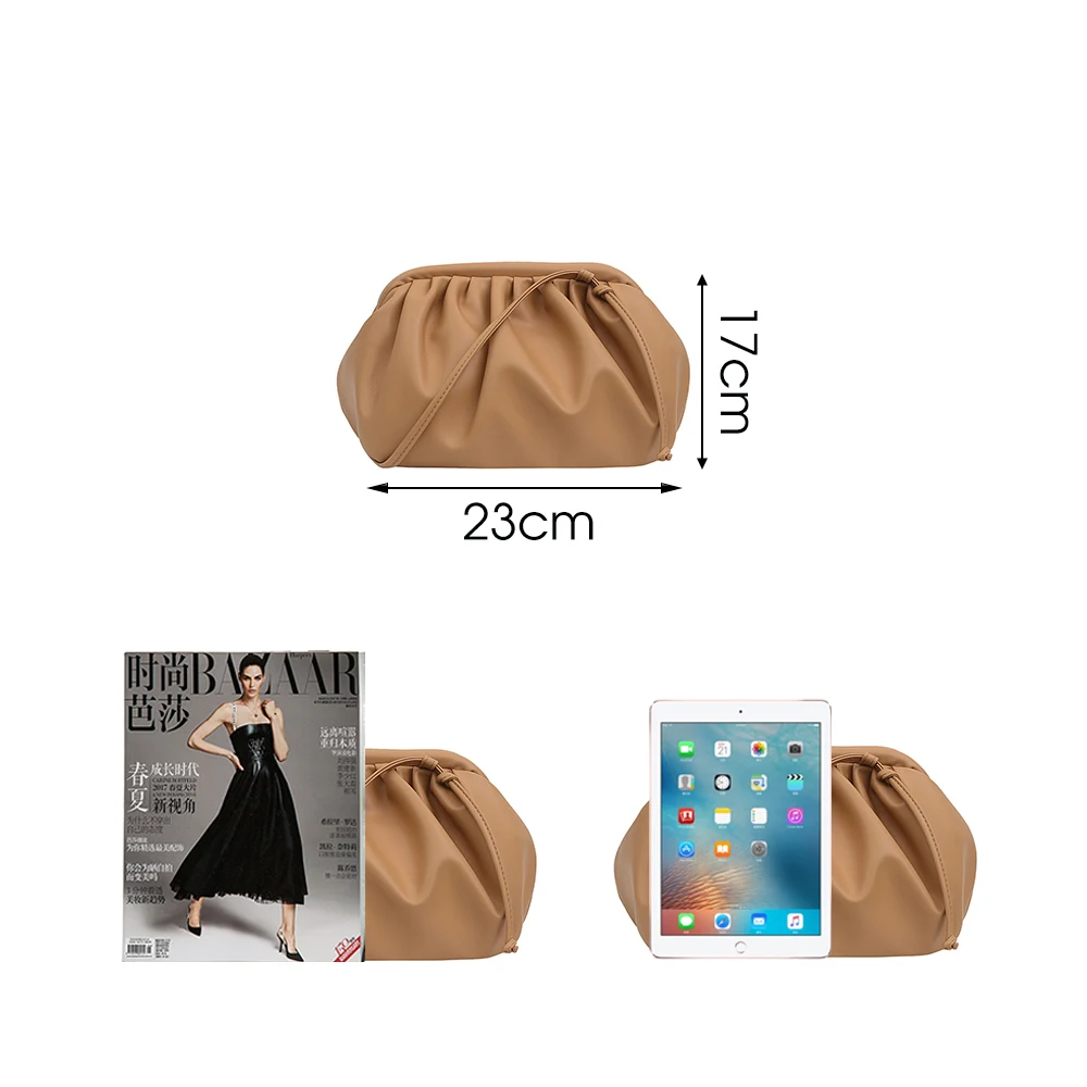 Модная маленькая сумка на плечо из искусственной кожи в облачной упаковке, сумка на ремне, сумка-клатч, сумка-мессенджер через плечо