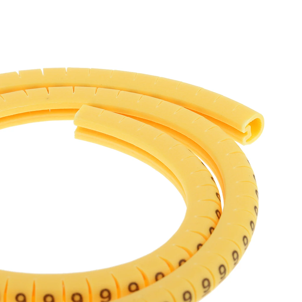Set of 2000 Round Cable Tags Management Wire Marker Number No. 0~9 1.5mm²&2.5mm²